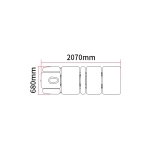 Fyzioterapeutické lehátko elektrické ABEL E3