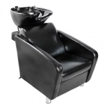 Shampoo chair FJORD - shiny black