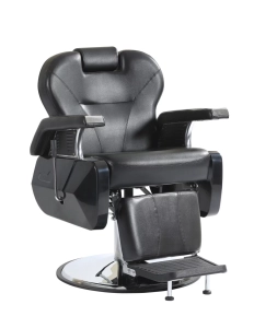 Barber chair LIMO - shiny black