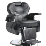 Barber křeslo LIMO - lesklá černá