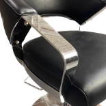 Kadeřnické křeslo JANE - matná černá