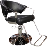 Kadeřnické křeslo JANE - matná černá