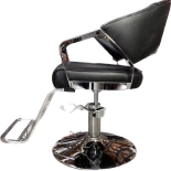 Kadeřnické křeslo JANE - matná černá