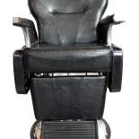 Barber křeslo LIMO - lesklá černá