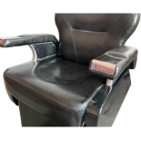 Barber křeslo LIMO - lesklá černá