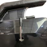 Barber křeslo LIMO - lesklá černá