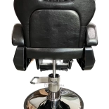 Barber křeslo LIMO - lesklá černá