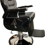 Barber křeslo LIMO - lesklá černá