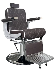 Barber chair CROSS - taupe brown
