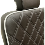 Barber křeslo CROSS - taupe hnědá