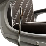 Barber křeslo CROSS - taupe hnědá