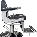 Barber křeslo CROSS PLUS - drsná černá