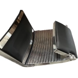 Barber křeslo CROSS PLUS - drsná černá