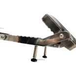 Barber křeslo CROSS PLUS - drsná černá