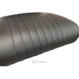 Retro barber křeslo ELEGANCE - matná černá