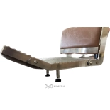 Retro fotel barberski ELEGANCE - miedziany brąz