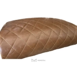 Retro fotel barberski ELEGANCE - miedziany brąz