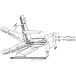 Electric cosmetic bed ZAHRA E4