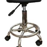 Hairdressing stool SIMA - matt black