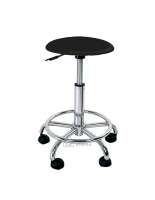 Hairdressing stool SIMA - matt black