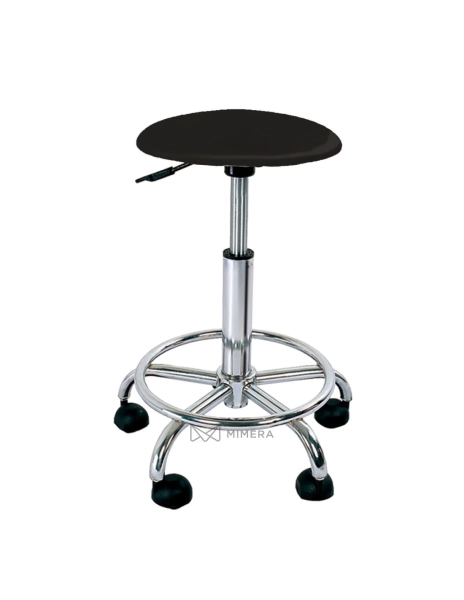 Hairdressing stool SIMA - matt black