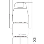 Electric pedicure chair COMFA PEDI E3