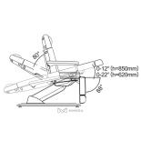 Electric cosmetic bed COMFA E3