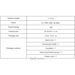 Ultrasonic skin scrubber F-311B