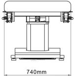 SPA Wellnessliege TARA PLUS E4 - mit Heizung und Audio/Vibrationssystem,  teak/weiß