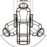 Electric cosmetic bed NICO DELUX PLUS E4 BLACK - swivel with heating, light grey