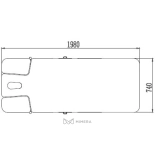 SPA Wellnessliege LUNA ARM PLUS E3 - mit Heizung, teak/hellgrau