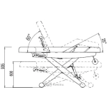 SPA Wellnessliege LUNA ARM PLUS E3 - mit Heizung, teak/hellgrau
