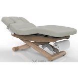 SPA Wellnessliege LUNA ARM PLUS E3 - mit Heizung, teak/hellgrau
