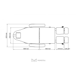 Fußpflegestuhl elektrisch BARON E5 - hellgrau