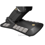 Electric cosmetic bed NICO DELUX PLUS E4 BLACK - swivel with heating, light grey