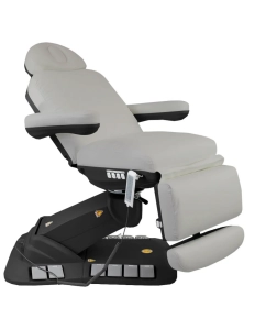 Kosmetické lehátko elektrické NICO DELUX PLUS E4 BLACK - otočné s vyhříváním, černá, světle šedá