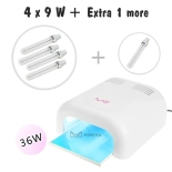 36W UV Nail Lamp White