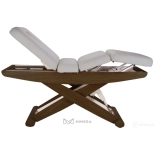 SPA Wellness bed LUNA SPLIT E3 - black walnut/light grey