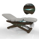 SPA Wellness bed LUNA SPLIT E3 - black walnut/light grey