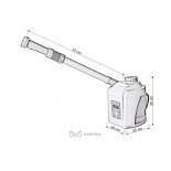 Digital Facial Steamer WITTY for HARLOW, CORBY stands