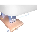 SPA Wellnessliege TARA PLUS E4 - mit Heizung und Audio/Vibrationssystem,  teak/weiß