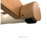 SPA Wellnessliege LUNA ARM PLUS E3 - mit Heizung, teak/hellgrau