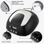 48W LED Nail Lamp Black