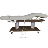 SPA Wellness bed TARA PLUS E4 - with heating and audio/vibration system, black walnut/light grey