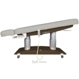 SPA Wellness bed TARA PLUS E4 - with heating and audio/vibration system, black walnut/light grey