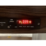 SPA Wellness bed TARA PLUS E4 - with heating and audio/vibration system, black walnut/light grey