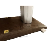 SPA Wellness bed TARA PLUS E4 - with heating and audio/vibration system, black walnut/light grey