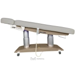 SPA Wellness bed TARA PLUS E4 - with heating and audio/vibration system, ash grey/light grey