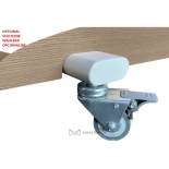 SPA Wellness bed TARA PLUS E4 - with heating and audio/vibration system, ash grey/light grey