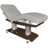 SPA Wellness bed TARA PLUS E4 - with heating and audio/vibration system, black walnut/light grey
